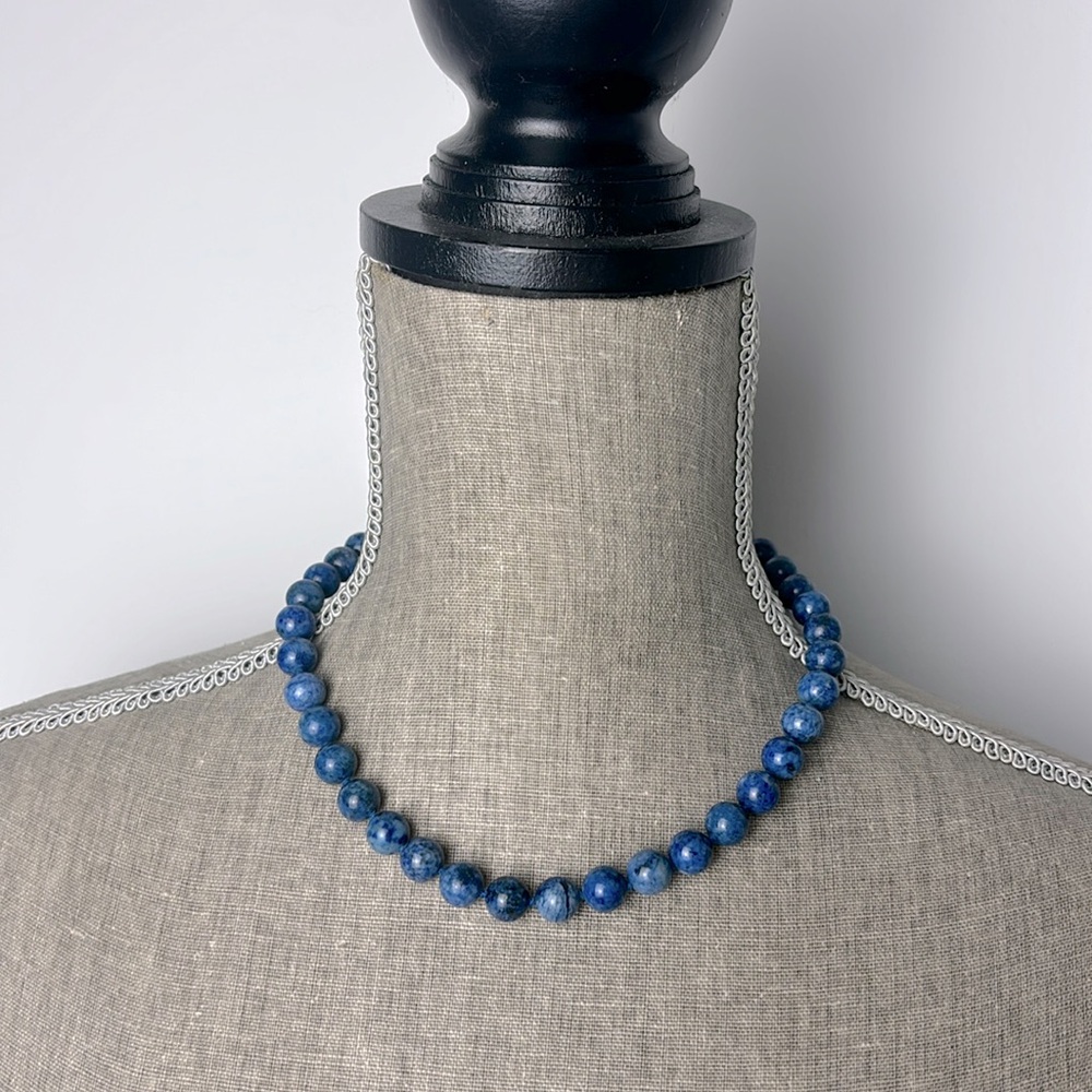 Genuine stone necklace & bracelet